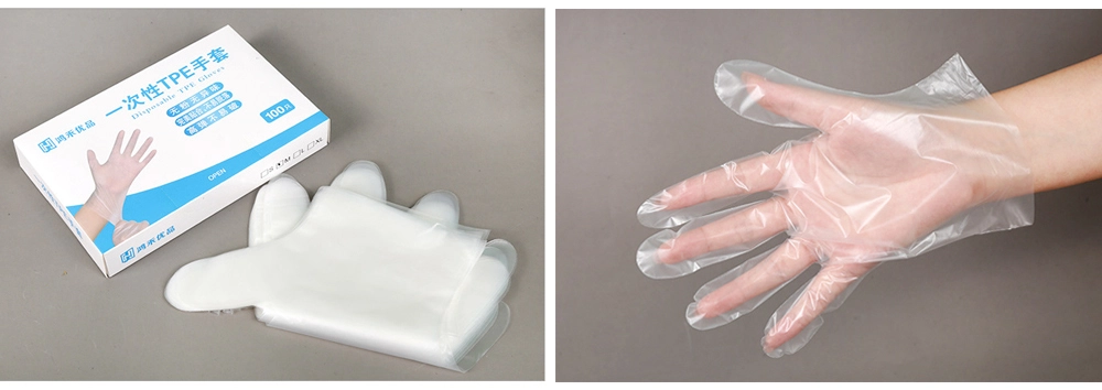 Disposable Clear TPE Gloves