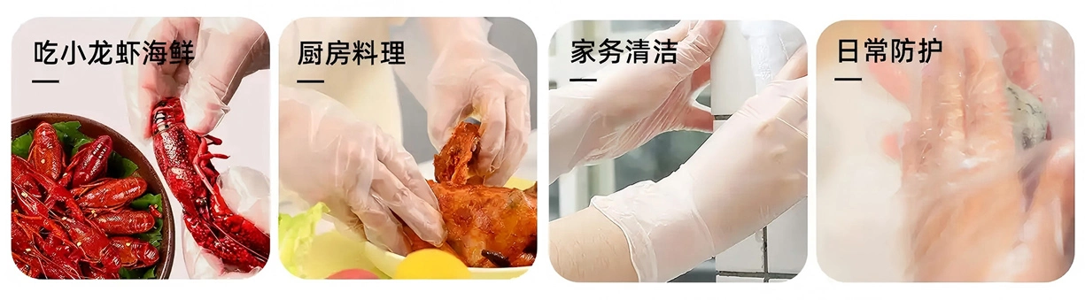 HDPE Bag Disposable Gloves