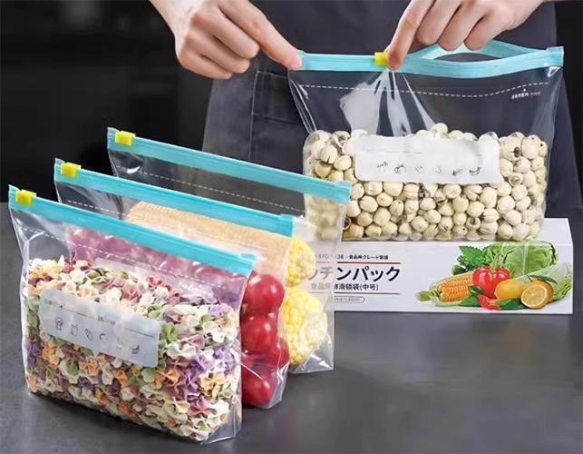 Polyethylene Slider Freezer Bag Polyethylene Slider Freezer Bag